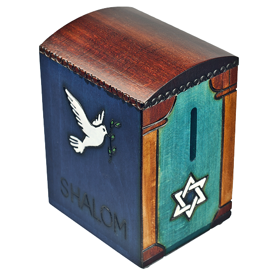 Dove Tzedakah - Secret - Polish Wooden Box