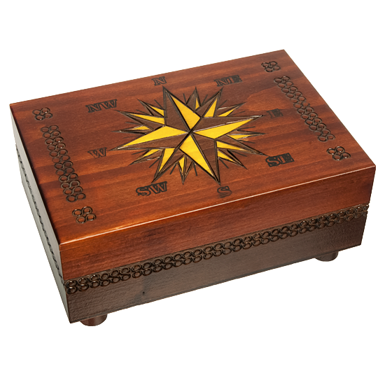 Cartography - Secret Opening - Polish Wooden Box