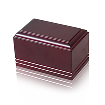 Small Beveled Pet Urn - Sliding Bottom