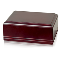 Large Beveled Pet Urn - Sliding Bottom