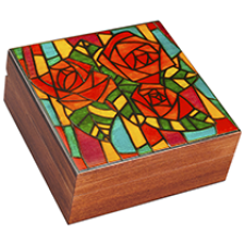 Stained Rose "Glass" Mosaic