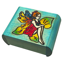 Resting Fairy with Orange Hair