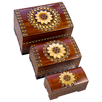 Triptych a la Vintage Florale